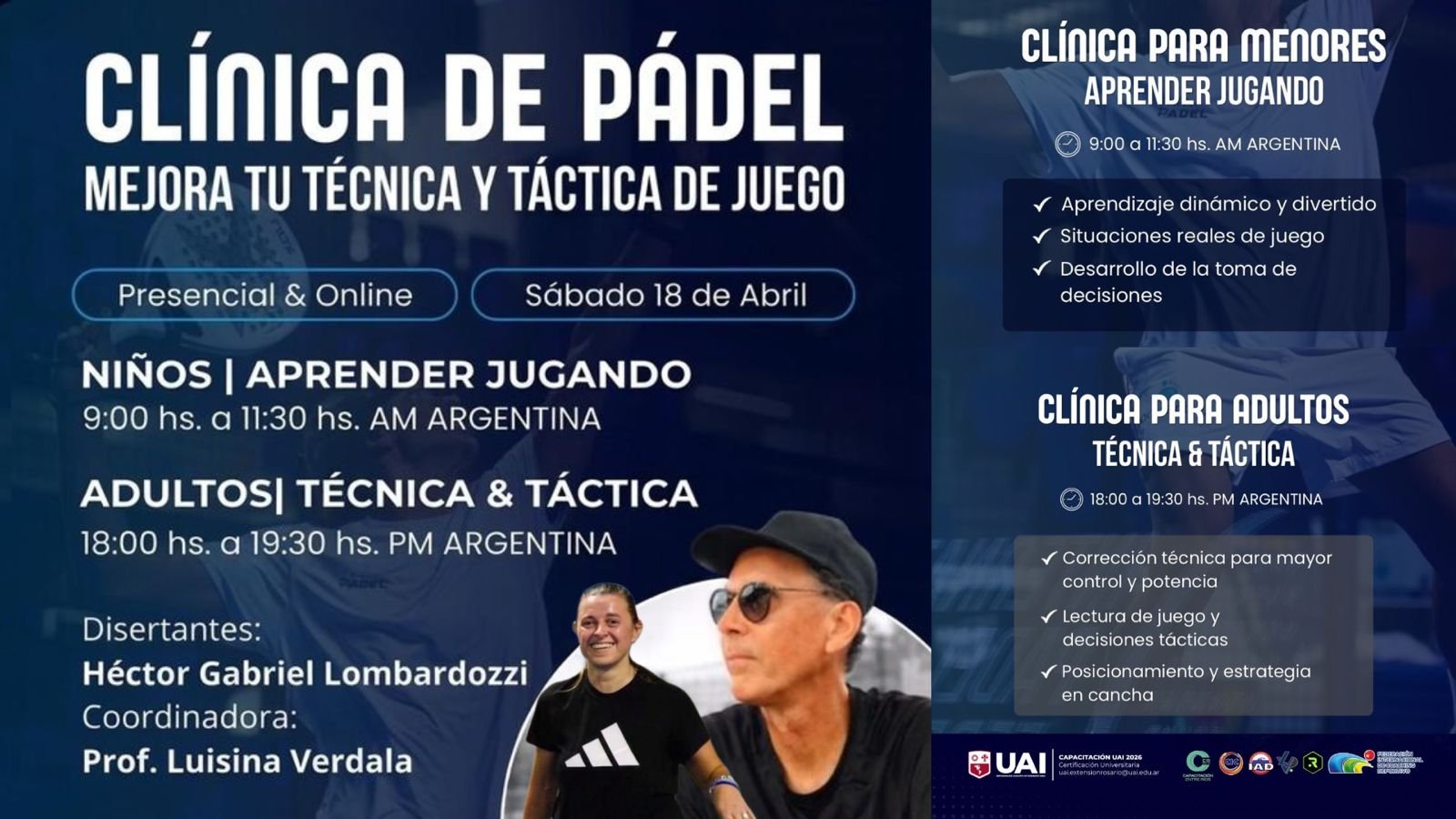 Clínicas de Pádel para Niños y Adultos – Por Héctor Lombardozzi