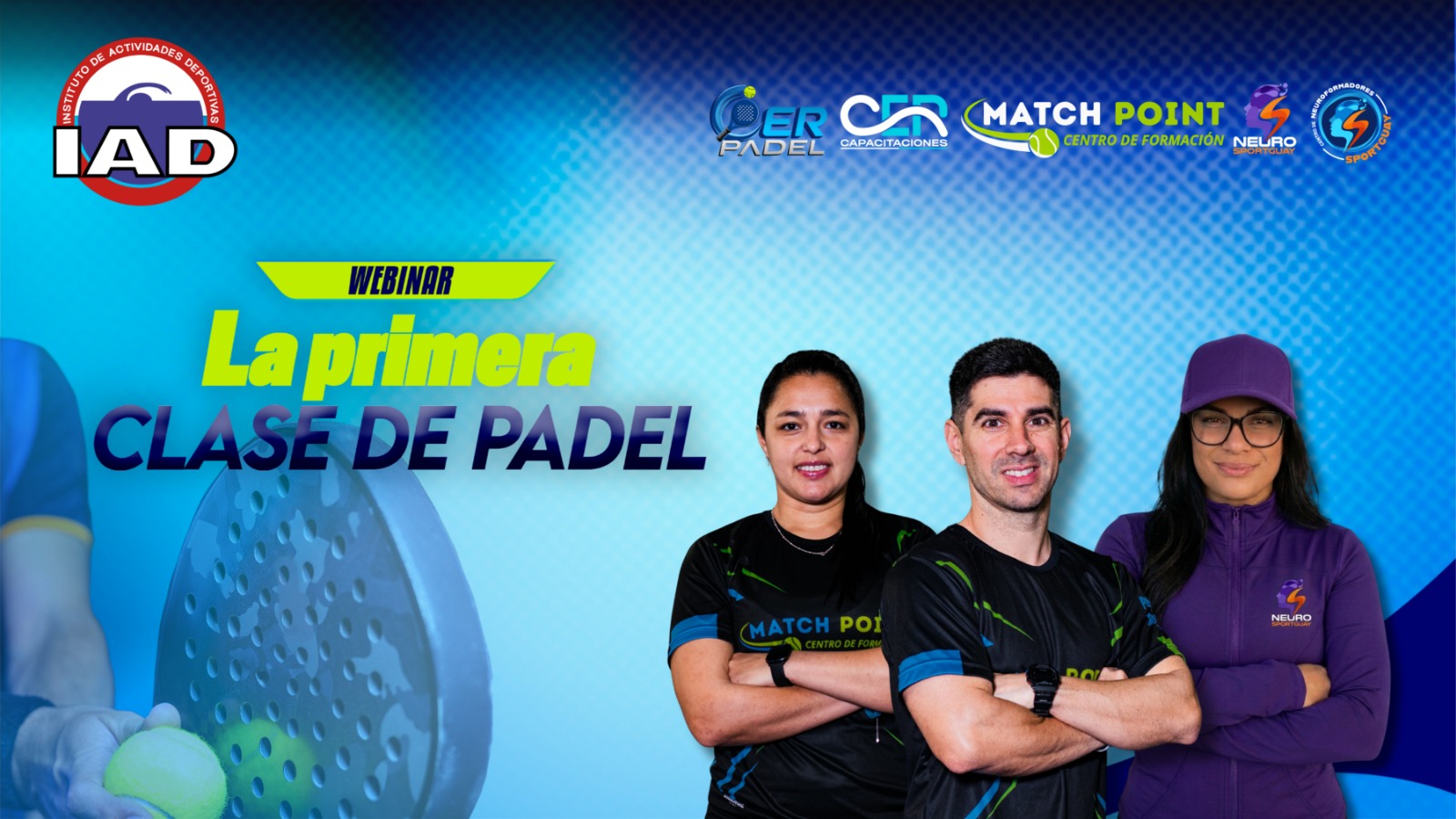 Webinar – Primera Clase de Pádel – Franco Cassoni y Susana Acuña